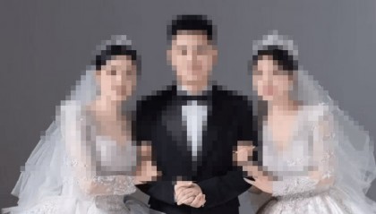 “一夫二妻”婚纱照,公序良俗岂容“闹着玩”? | 新京报快评