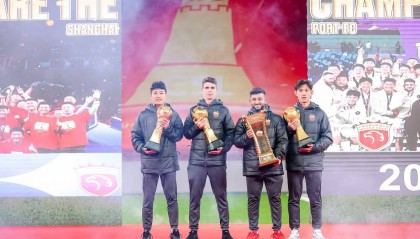 徐根宝：祝贺海港拿下赛季双冠 恭喜穆斯卡特完成目标