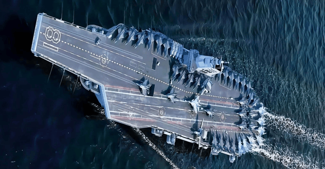 美国发现:中国正在11万吨级核动力航母,预计将搭载六代舰载机